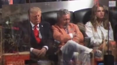 At the NBA Finals, President Trump was observed seemingly asleep, raising concerns about his age and health. (X@CalltoActivism)