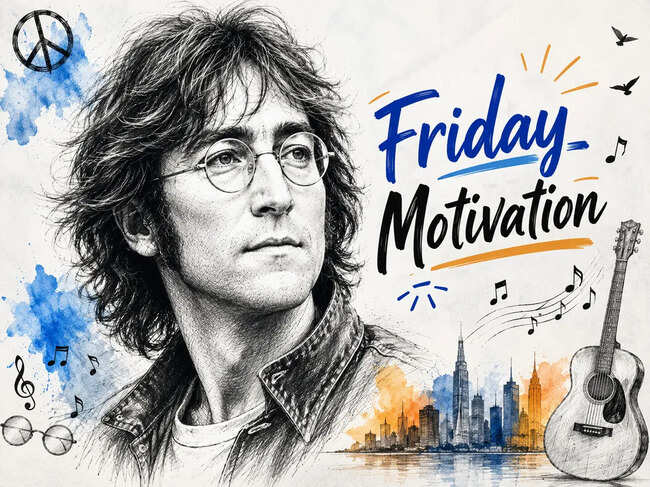 Friday Motivation by John Lennon