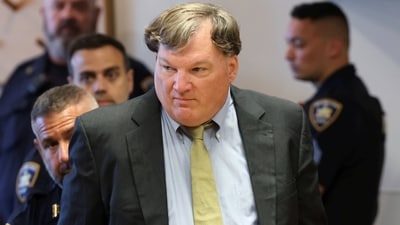 Rex Heuermann appears in court as he is sentenced to life in prison for the Gilgo Beach murders, (James Carbone/Pool Newsday via A)
