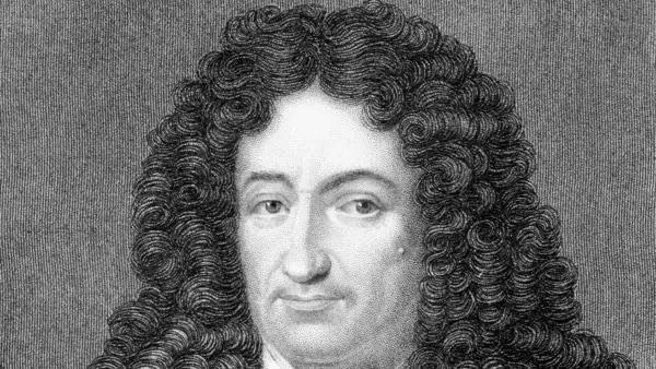 German polymath Gottfried Wilhelm Leibniz.
