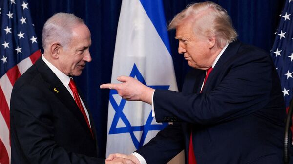 Latest news on June 9, 2026: FILE PHOTO: U.S. President Donald Trump points his finger towards Israeli Prime Minister Benjamin Netanyahu as they shake hands during a press conference after meeting at Trump’s Mar-a-Lago club in Palm Beach, Florida, U.S., December 29, 2025. REUTERS/Jonathan Ernst/File Photo