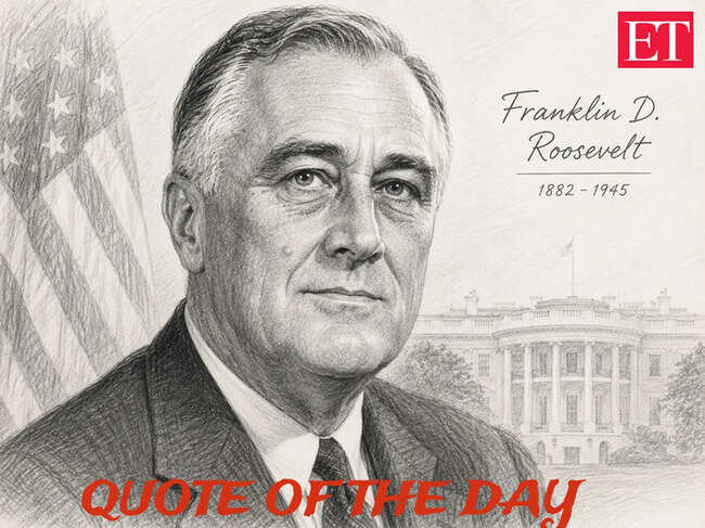 Quote of the day by Franklin D Roosevelt