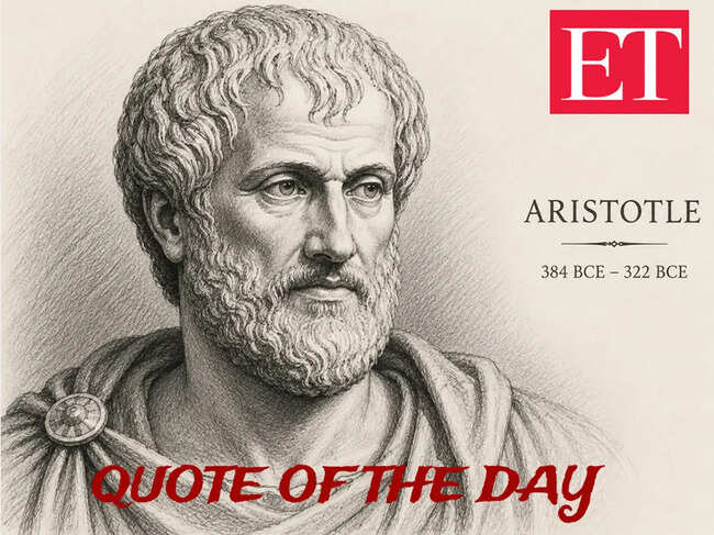 Quote of the day by Greek philosopher Aristotle