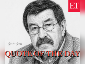 Quote of the Day by Nobel Prize-winning German novelist Günter Grass