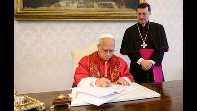 The Pope suggests that a humanistic response to AI is by rediscovering ‘truth as a common good’, protecting the dignity of all work, and valuing freedom. The way to achieve this is by placing importance on education and schooling. (AFP/Vatican Media)