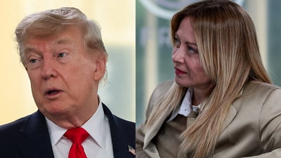 Donald Trump's words at the G7 summit included calling himself "the boss", while Giorgia Meloni has since responded to his claims pointedly about the meeting with her. (Photos: Reuters)