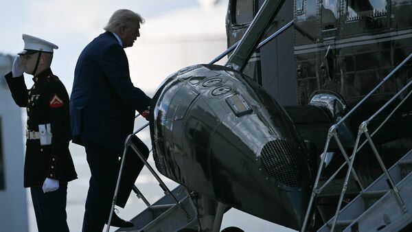 US President Donald Trump. (Photo by Brendan SMIALOWSKI / AFP)