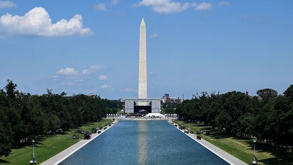 The Lincoln Memorial Reflecting Pool in Washington, D.C., U.S., June 29, 2026.
