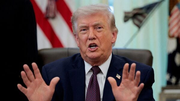 US-Israel-Iran war top updates | File image of US President Donald Trump