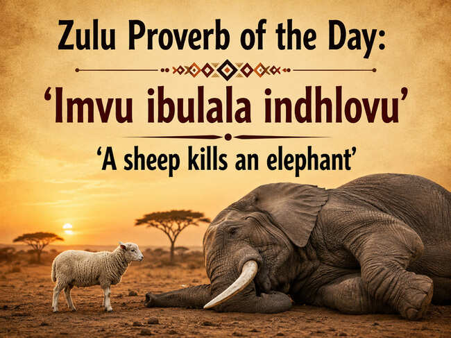 Zulu Proverb of the Day