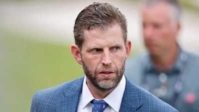 American Bitcoin Corp, led by Eric Trump, faces a $600 million loss amid declining Bitcoin values, (Getty Images via AFP)