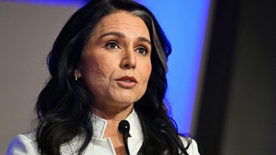 Tulsi Gabbard's brother Batari Gabbard was charged with custodial interference in Honolulu after allegedly trying to lure children. (AFP) Tulsi Gabbard's brother Batari Gabbard was charged with custodial interference in Honolulu after allegedly trying to lure children. (AFP)