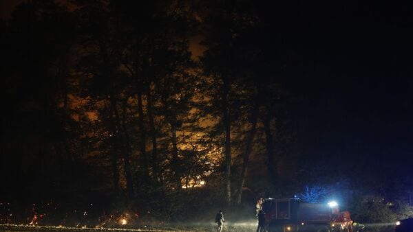 File image of a wildfire