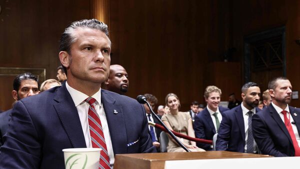 U.S. Secretary of Defense Pete Hegseth testifies during a Senate Appropriations Committee hearing in the Dirksen Senate Office Building on Capitol Hill on July 21, 2026 in Washington, DC. Members of the Trump administration appeared before the committee to request supplemental funding amid a recent escalation in the war with Iran.