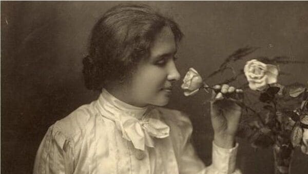 Helen Keller emphasized that true character is developed through challenges and suffering, not in comfort.