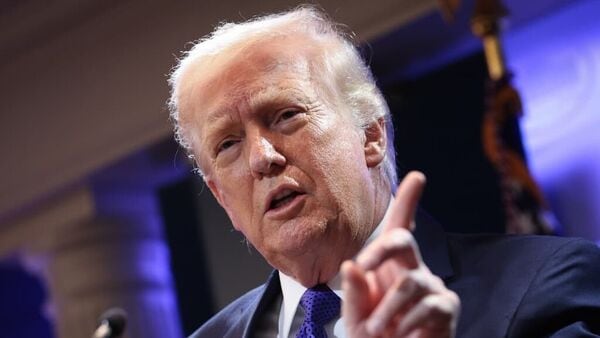 Trump's remarks come amid escalating tensions between the United States and Iran (File Photo by Kevin Dietsch/Getty Images)