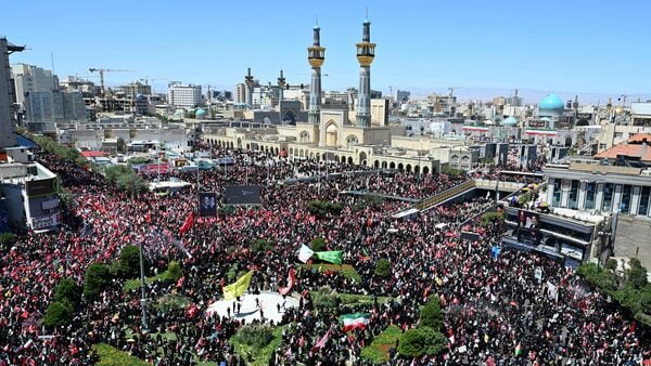 Iran's former Supreme Leader Ali Khamenei buried at Imam Reza, the country's holiest shrine situated in Mashhad