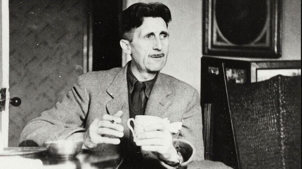 George Orwell's quote cautions that revolutions may not always aim for freedom but can enable dictatorships.