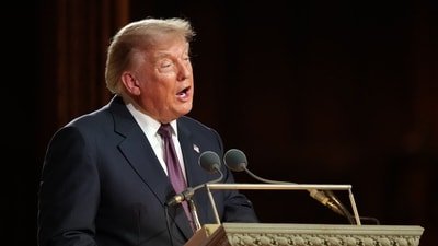 Donald Trump has vowed a stern response to Iran. (Bloomberg)