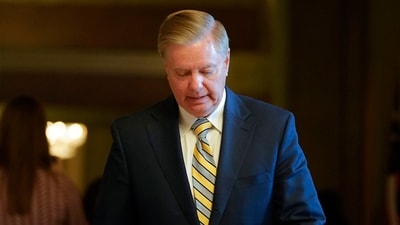 Graham's Ukraine visit before his death has sparked a wave of speculation online, with several MAGA figures claiming that the US Senator may have been poisoned by Russia. (AP Photo/Pablo Martinez Monsivai)