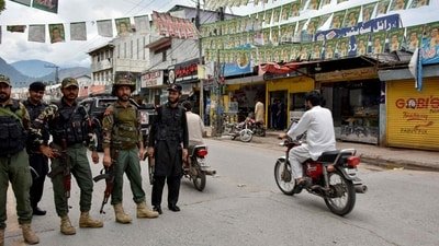 The New York Times had reported on violent clashes that erupted between a civil rights group and police during local elections in Pakistan-occupied Kashmir. (AFP)