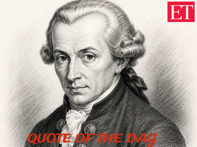 Quote of the day by Immanuel Kant