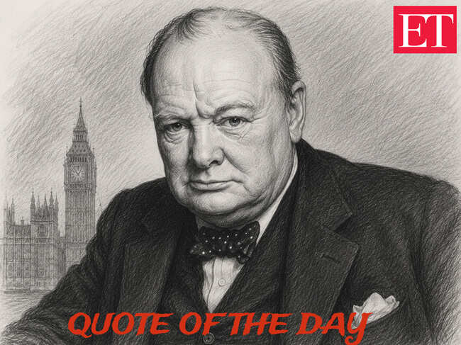 Quote of the day by Winston Churchill