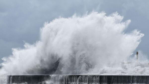 How Taiwan is bracing for Typhoon Bavi (Photo by I-Hwa Cheng / AFP)