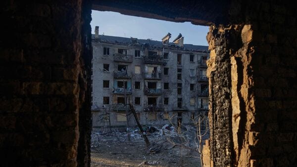 Latest news on July 3, 2026: This photograph shows a residential building damaged following a Russian air attack on the Ukrainian capital of Kyiv on July 2, 2026, amid the Russian invasion in Ukraine. Russia launched its largest-ever barrage on Kyiv early July 2, 2026, according to the city's mayor, tearing open apartment buildings in an hours-long drone and missile attack that killed at least 27 people.