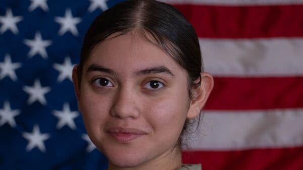 This undated handout photo from the US Army obtained on July 20, 2026, shows Pvt. Isabella Gonzales, 19, of Carrollton, Texas. (Photo by Handout / US ARMY / AFP)