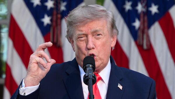 US President Donald Trump In a post on Truth Social on Sunday (July 19), urged Republican lawmakers: 'Republicans should add Iran to the Russian Sanctions Bill. That's what Lindsey wanted to do, and it was going to happen. Important.' (Photo by Mandel NGAN / AFP)