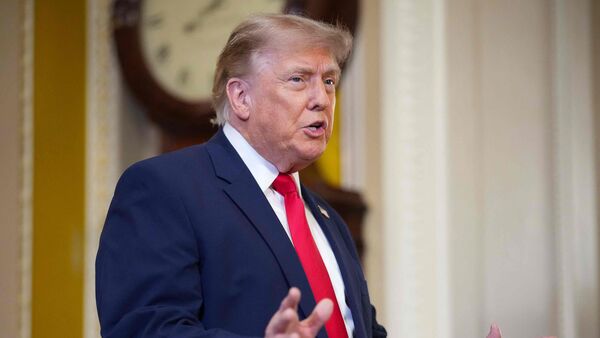 The Congressional vote comes as the Trump administration intensifies military operations against Iran. Andrew Harnik/Getty Images/AFP/File