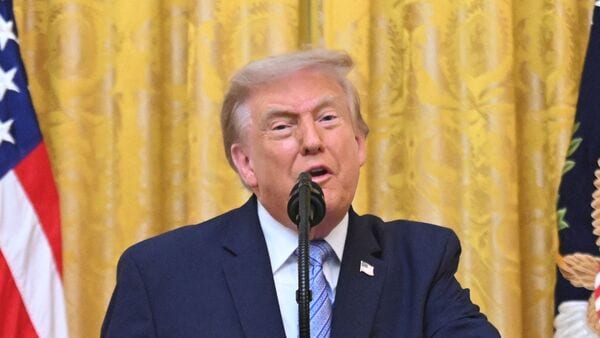 US President Donald Trump expressed condolences after two US troop members were killed in Iranian strikes