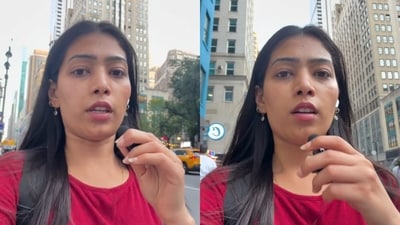 An Indian woman in the US urged students to leave their comfort zones and pursue careers in their chosen fields. (Instagram/dillitonyc)