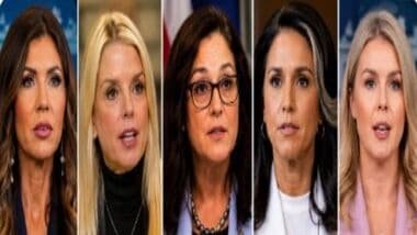 Kristi Noem, Pam Bondi, Lori Chavez-DeRemer, Tulsi Gabbard and Karoline Leavitt — have departed the Trump Administration, with each exit occurring against a different backdrop of political controversy, investigations, policy disagreements, or personal reasons.