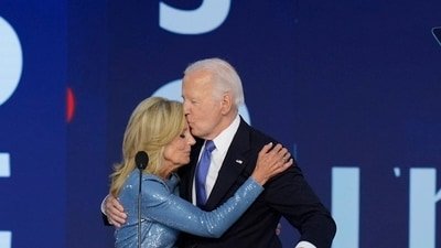 Dr. Jill Biden opened up about her husband's battle with cancer, focusing on maintaining joy and acceptance during difficult times. (AP)