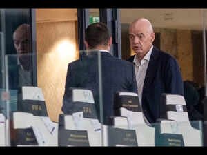 APTOPIX Morocco FIFA Infantino Soccer