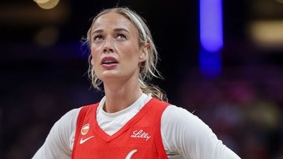 A fan reportedly discovered that posts mentioning Sophie Cunningham's name were being blocked on Reddit’s r/WNBA community. (Getty Images via AFP)