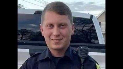 Who was Chris DeLong Jr.? Columbia cop killed in South Carolina shooting (@scpolicycouncil/X)