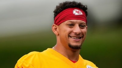 Patrick Mahomes provided a positive update on his rehabilitation. (AP Photo)