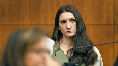 Rebecca Jollotta testified about her experience treating Lindsay Clancy, asserting her mental health concerns during the incident. (AP) Rebecca Jollotta testified about her experience treating Lindsay Clancy, asserting her mental health concerns during the incident. (AP)