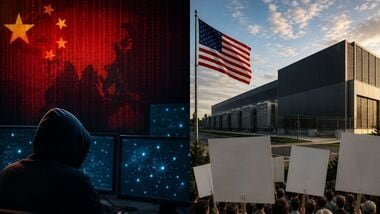 The posts included claims about AI data centres putting pressure on the electricity grid and increasing utility prices. (AI image)