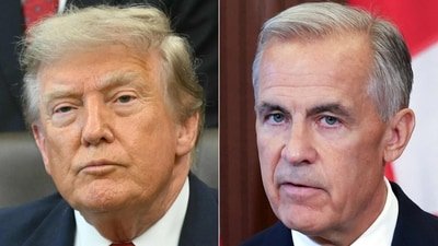 Canadian Prime Minister Mark Carney announced retaliatory tariffs on the United States on August 22. (AFP)