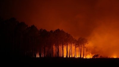 The Old Trails Fire has forced evacuations in Spokane Valley, Washington. (Reuters (representative))