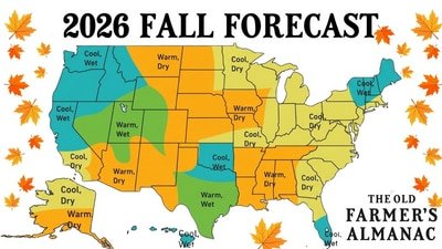 The Old Farmer's Almanac has released its Fall 2026 forecast (Old Farmer's Almanac)