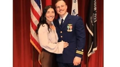 A US Coast Guard officer, Lieutenant Connor Overstreet, was killed in a random shooting in Washington. (mads_sauce/Instagram)