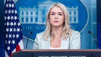 In a post on social media. Leavitt added that the goal is now to spend more time with her family and children. However, insiders have revealed that this decision was not as abrupt as it seems. (AFP)