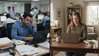 An employee said his US counterparts handled fewer projects, earned more and enjoyed greater flexibility than his India team. (Representational image/Gemini AI generated)