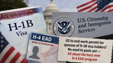Is the US to end work permits for spouses of H-1B visa holders? No need to panic yet — all about the buzz over the H-4 EAD programme.