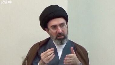 A still image from undated archive footage released by Iranian media on August 24, 2026, shows Mojtaba Khamenei attending a meeting before he assumed the role of Iran's Supreme Leader, at an unknown location. Pool via WANA/REUTERS TV/Handout via REUTERS
